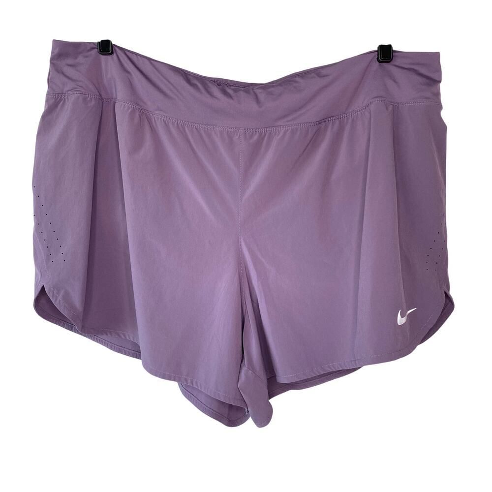 Nike Purple Running Dri-Fit Dolphin Shorts Size 2X
